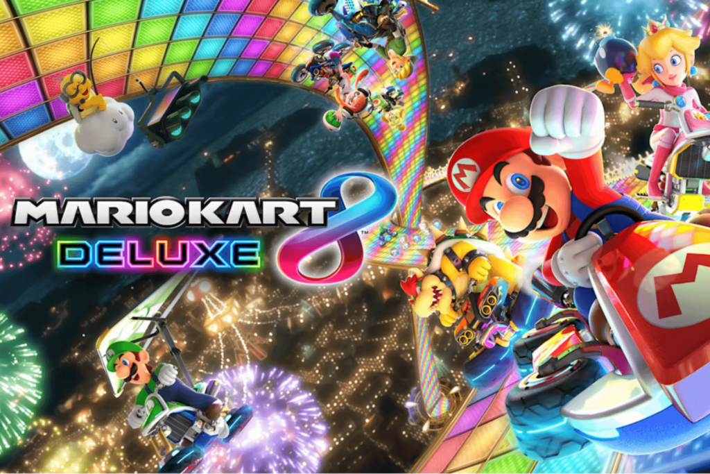 Jogo multiplayer Mario Kart 8