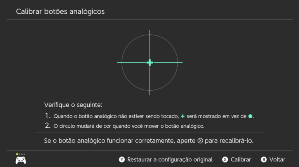 Calibrar Botões Analógicos