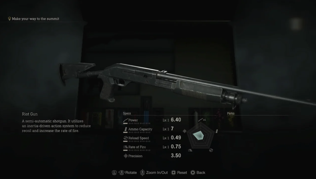 Melhor escopeta (shotgun) RE4 Remake 