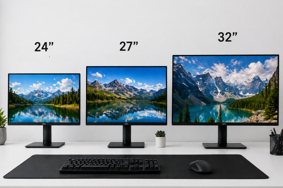 Tamanhos de Monitores para PC
