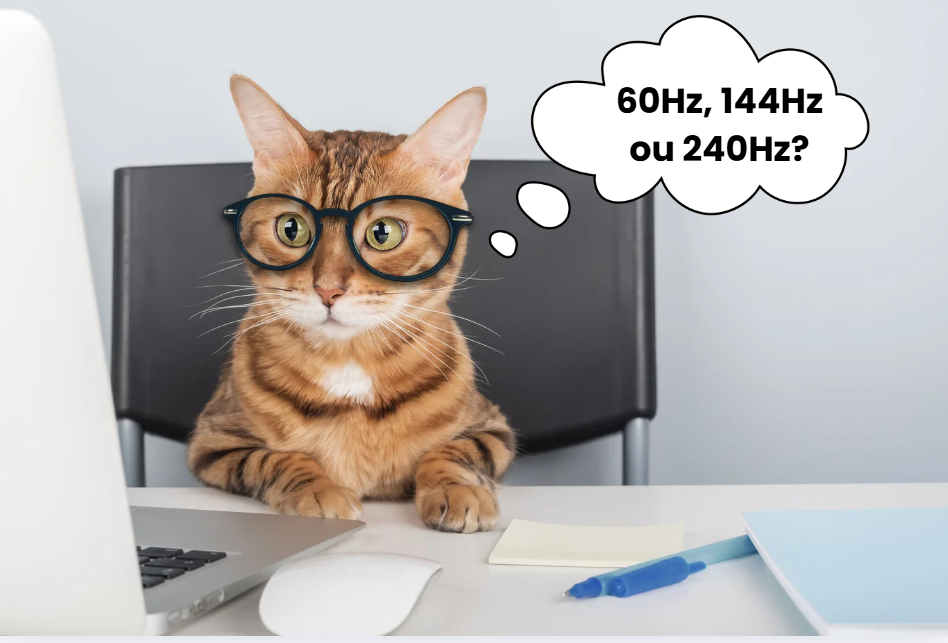 Taxa de Atualização (Hz) 60Hz, 144Hz ou 240Hz