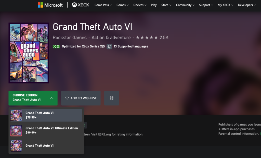 preço do GTA 6 saiu