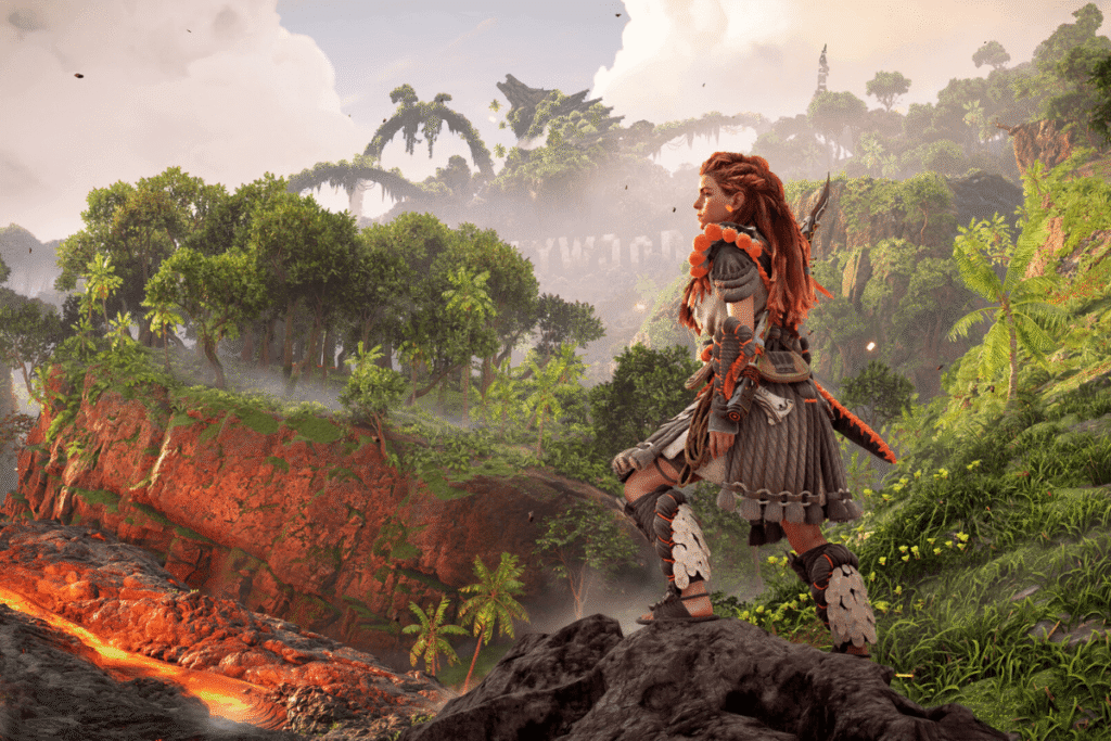 jogo mundo aberto Horizon Forbidden West