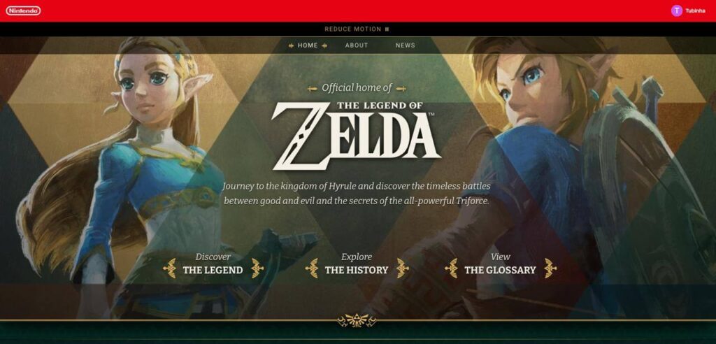 ordem para jogar Zelda