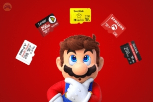 qual cartão de memória usar no nintendo switch